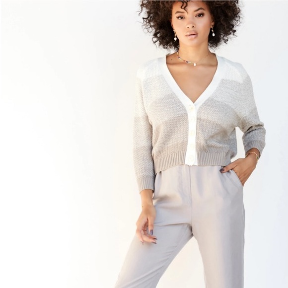 Callahan Sweaters - Callahan Eve Ombre Cardigan Size S